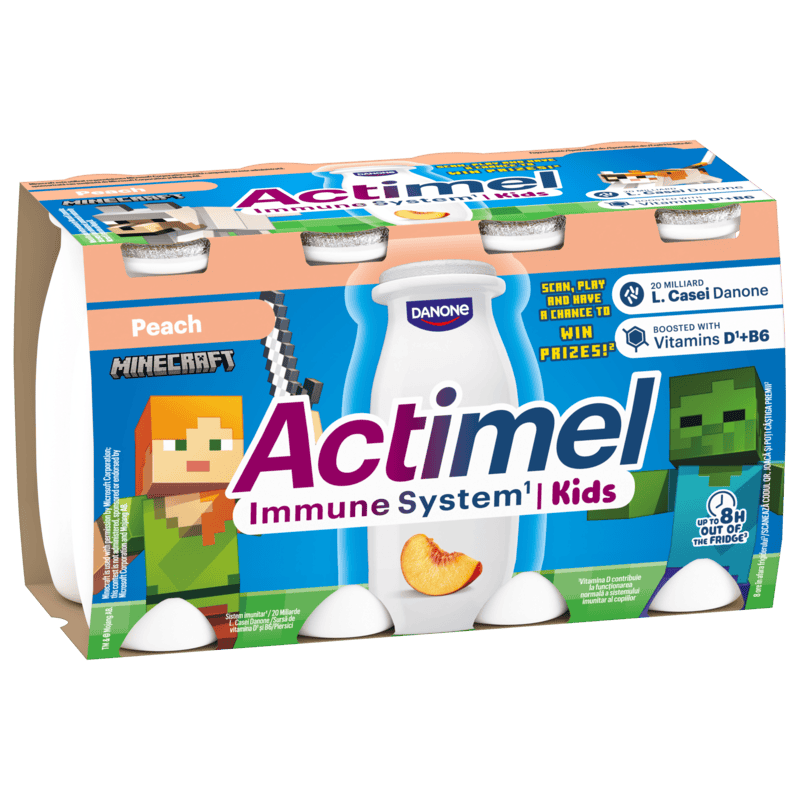 Actimel Kids Broskev 8x